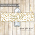 30th birthday bottle label gold confetti printable