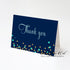30 Confetti blue mint thank you card folded wedding birthday party