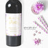 Wine Bottle Labels Wedding Gold Lavender Printable