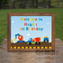 Construction Welcome Sign Boy Birthday Printable