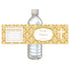 30 bottle labels gold baptism christening girl or boy