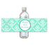 30 30th birthday bottle labels teal damask unisex