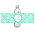 30 set 90th birthday bottle labels teal damask unisex