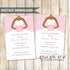 Bridal Shower Dress Invitation Pink African American Printable