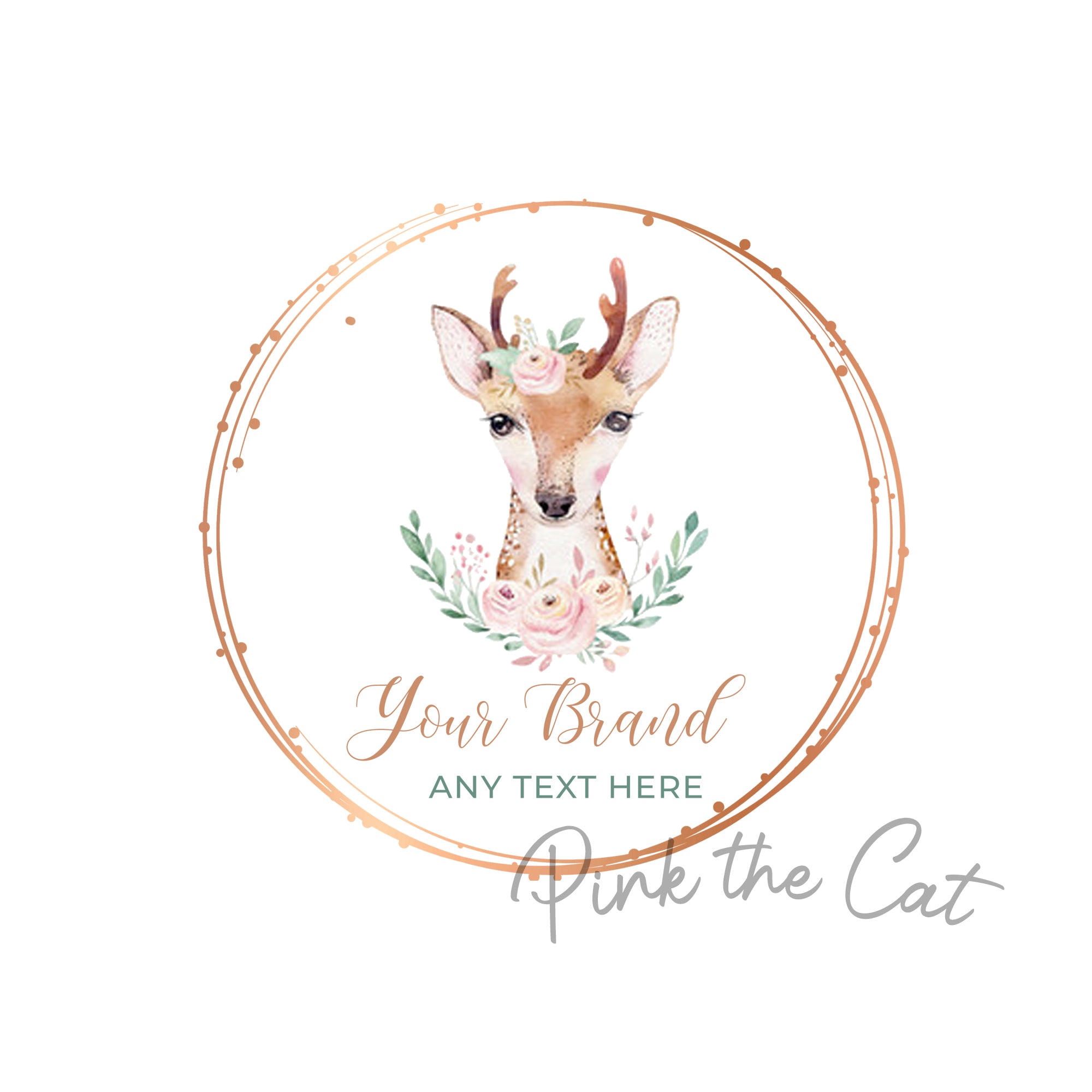 Premade deer logo design