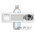 Diamond rhinestone bottle label printable wedding shower favors