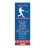 Baseball ticket invitation blue red printable