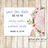 Dreamcatcher Tribal Save The Date Cards Blush Pink Printable