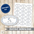 Elephant Baby Boy Shower Gift Favor Label Sticker Navy Blue Grey