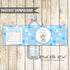 Prince Elephant Bottle Label Baby Boy Shower Birthday Printable