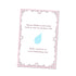 Elephant showering invitation pink