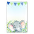 30 thank you cards blank invitations elephant face + envelopes