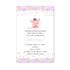 Fairy invitations pink purple floral (set of 30)