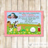 Farm Petting Zoo Invitation Kids Birthday Party