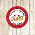 40 Stickers Favor Label Farm Baby Shower Birthday