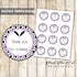 Roaring 20's favor label sticker tag birthday bridal shower printable