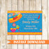 Fiesta Mexican Save The Date Blue