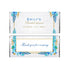 Candy bar wrappers floral gold blue printable