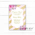 30 girl graduation invitations blush pink gold floral