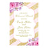 Rehearsal Dinner Invitation Blush Pink Gold Floral Printable