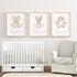 Forest animals wall print decoration