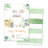 Woodland watercolor invitation kids