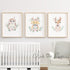Forest animals wall print decoration