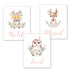 Forest animals wall print decoration