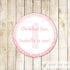 Fun At One Favor Label Gift Tag Thank You Sticker Girl Birthday Pink