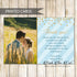 30 thank you cards bridal shower blue gold confetti photo
