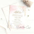 Nikah Invitations Pink Gold