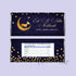 Eid al adha mubarak candy bar blue gold