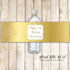30 bottle labels 50th wedding anniversary