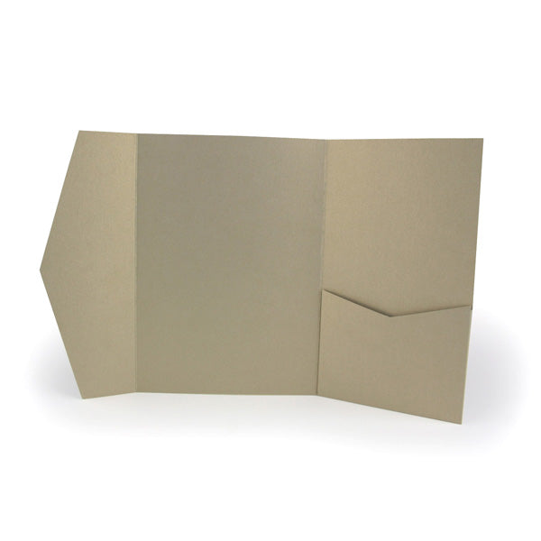 A7 Pocket envelope gold forest
