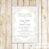 50th Wedding Anniversary Invitation Gold Silver Damask