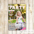 Magazine Photo Invitation Girl Boy Birthday Party