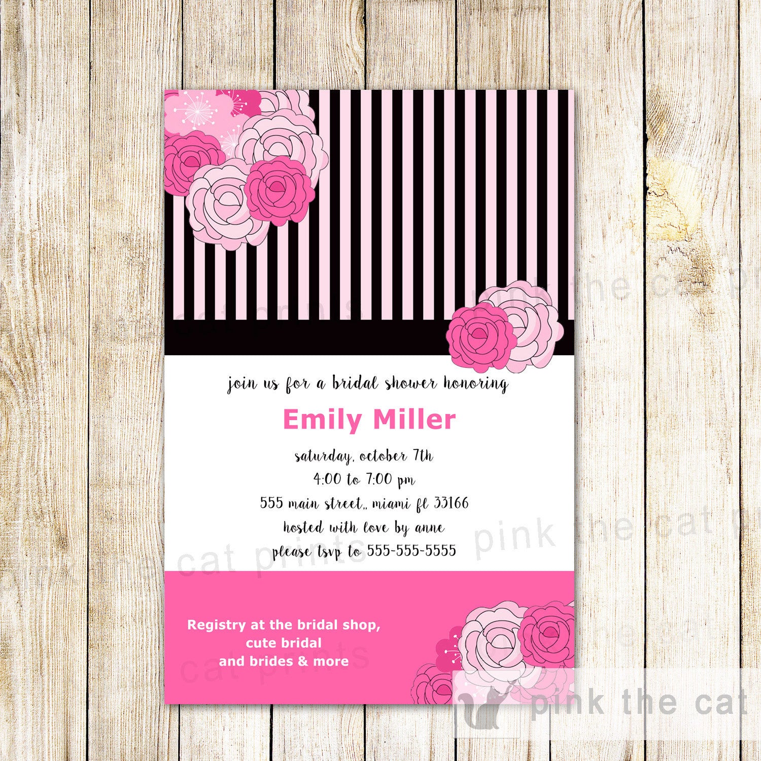 bridal shower invitation