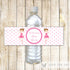 Ballerina Bottle Label Birthday Baby Shower