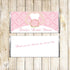 Bridal Shower Candy Bar Wrapper Label Dress Pink