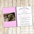 new little princess photo invitation