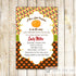 Pumpkin Fall Autumn Invitation Baby Shower Printable
