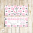 Gray Pink Baptism Christening Candy Label Wrapper