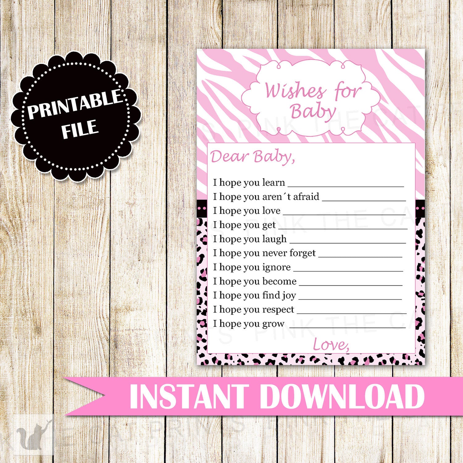 baby shower game