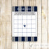 Baby Shower Games Wishes for Baby Bingo Forecast Card Sports Star Blue
