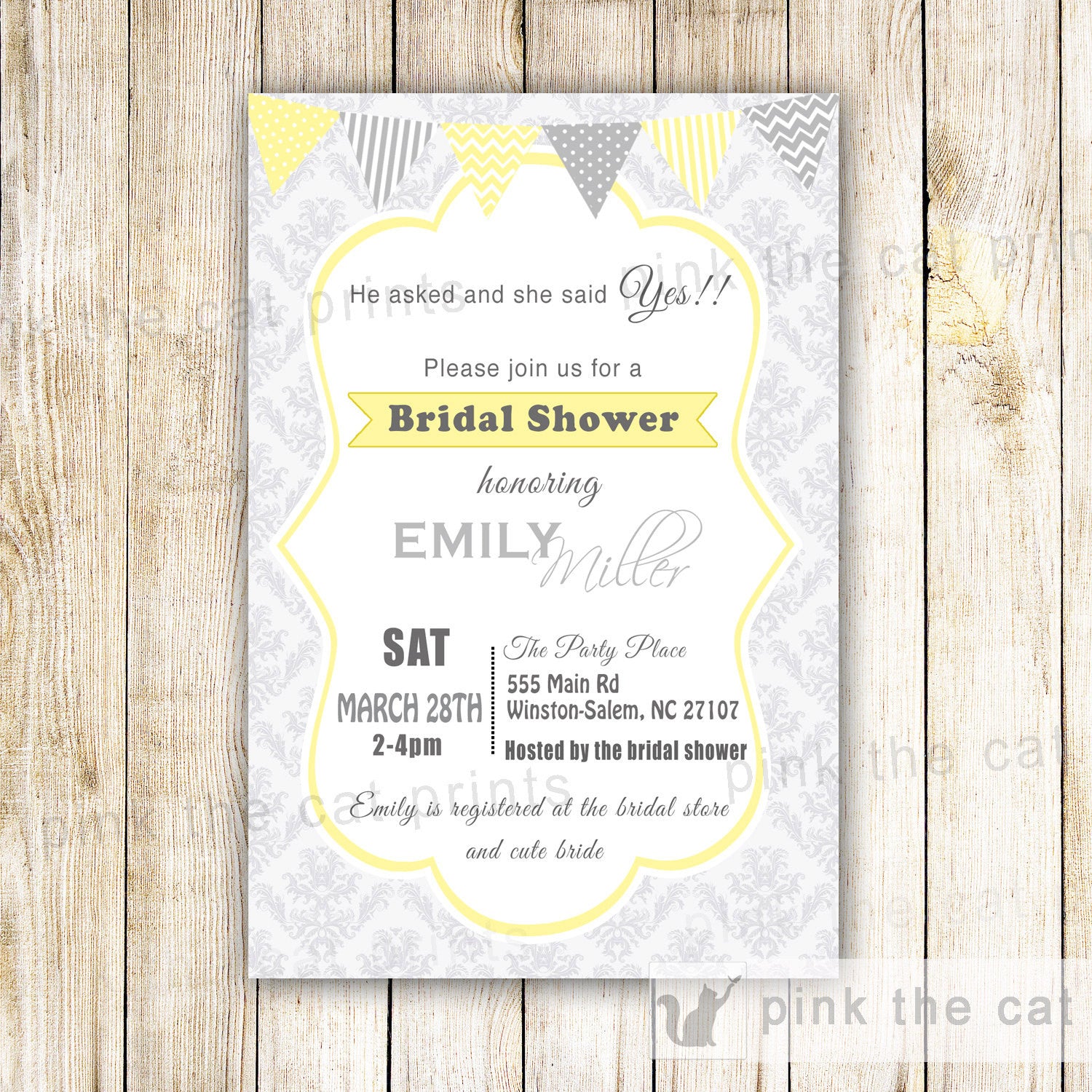 bridal shower invitation