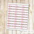 Zebra Address Labels - Zebra Return Address Labels Pink Brown Labels Baby Girl Shower Envelope Labels Editable File INSTANT DOWNLOAD