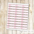 Zebra Address Labels - Zebra Return Address Labels Pink Brown Labels Baby Girl Shower Envelope Labels Editable File INSTANT DOWNLOAD