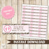 Zebra Address Labels - Zebra Return Address Labels Pink Brown Labels Baby Girl Shower Envelope Labels Editable File INSTANT DOWNLOAD