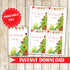 Christmas Gift Favor Label or Tag Christmas Tree Label Kids Birthday Baby Shower Christmas Gift Exchange Christmas Party INSTANT DOWNLOAD