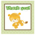 Jungle Thank You Labels Jungle Favor Tag Monkey Labels Elephant Labels Cheetah Label Zebra Label Baby Boy Shower Birthday INSTANT DOWNLOAD